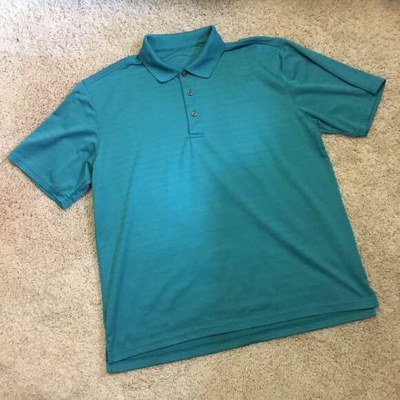 Golden Bear Performance Teal Polo Shirt - Picture 11 of 15